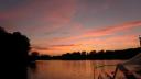Sonnenuntergang am Lenitzsee bei Potsdam